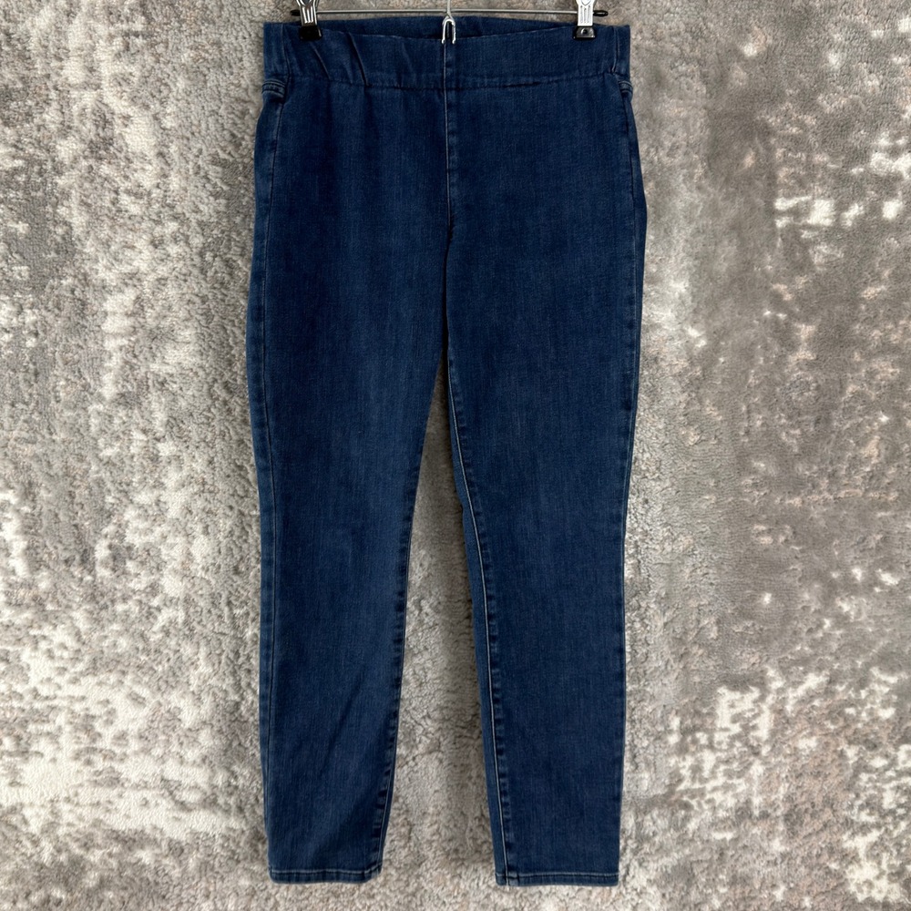 NYDJ Size 2‎ Lift Tuck Pull On Skinny Leg Denim Jeans Blue Full Length Women